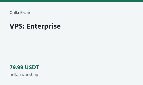 VPS: Enterprise · 79.99 USDT